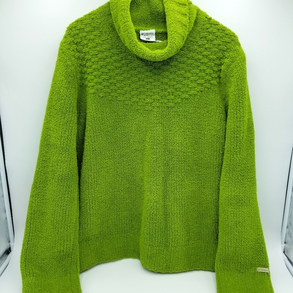 Columbia Sweaters - Columbia Plush Fleece Sweater Lg Turtleneck EUC